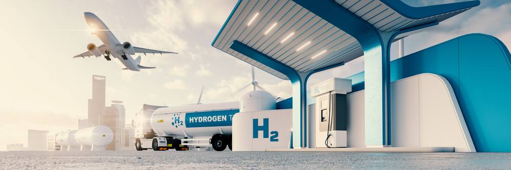 Aktien zu Wasserstoff Flugzeuge